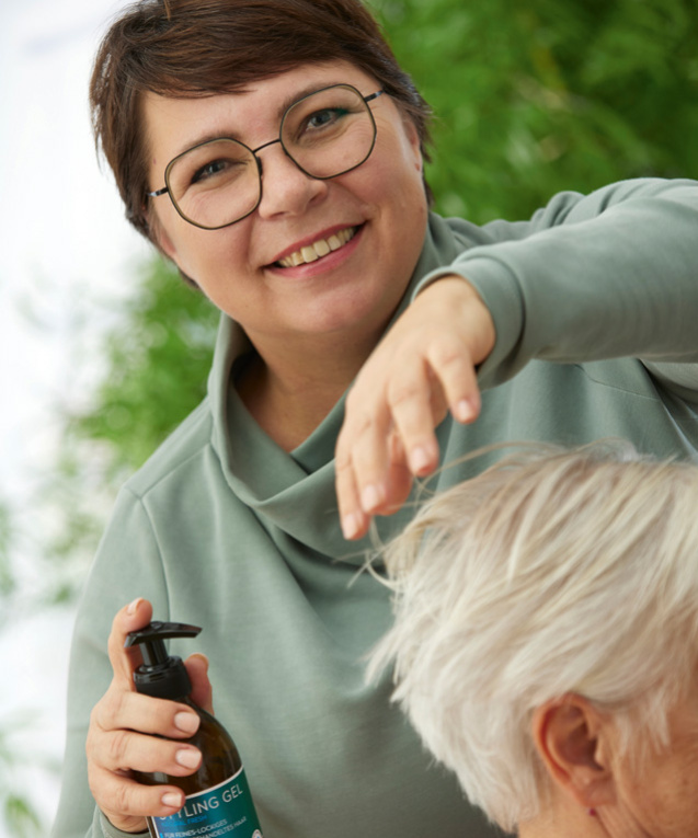 Gründerin und Friseurmeisterin Birgit Herdin