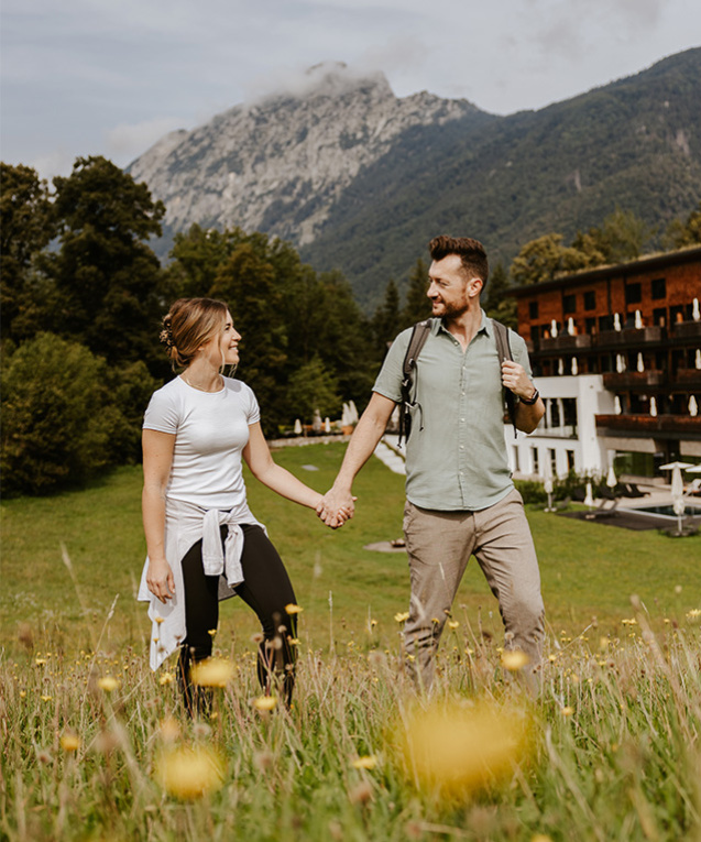 Die schöne Naturkulisse lädt zum Wandern ein