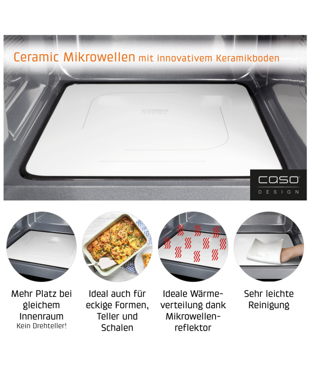 Sehr gut“ für LebensArt² Mikrowelle Grill ist Design Ceramic: + - Ecostyle Magazin 25 MG Testsieger